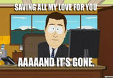 And It's Gone