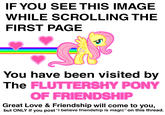 You have been visited by the X of Happiness