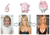 Celebrity Pokemon Evolutions