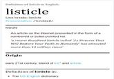 Listicles