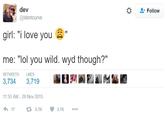LOL You Wild Wyd Tho