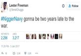 #NiggerNavy