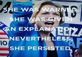 #ShePersisted