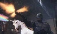 Robocop On A Unicorn