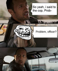 The Rock Driving