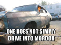 One Does Not Simply Walk into Mordor