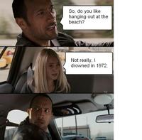 The Rock Driving