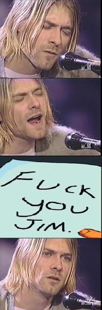 Kurt Cobain Reaction