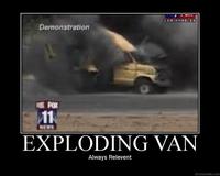 Exploding Van