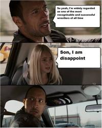 The Rock Driving