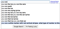 Google Search Box Suggestions