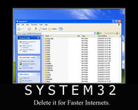 Delete System32