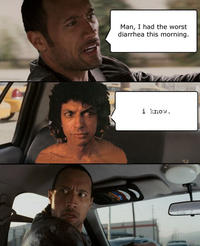 The Rock Driving