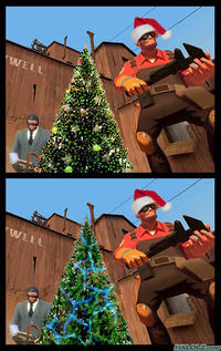 Spy's sappin' my/mah sentry
