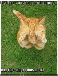 Is it can be hugs tiem now plees?