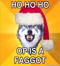 OP is a Faggot