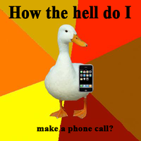 Technologically Impaired Duck