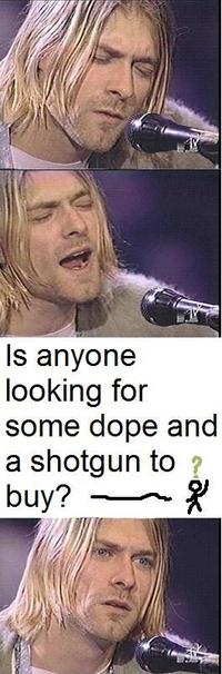 Kurt Cobain Reaction