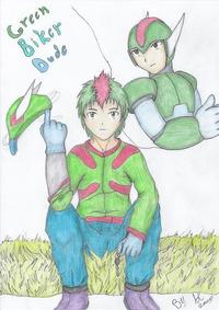 Green Biker Dude - GBD