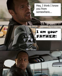 The Rock Driving