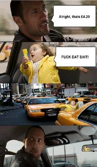 The Rock Driving