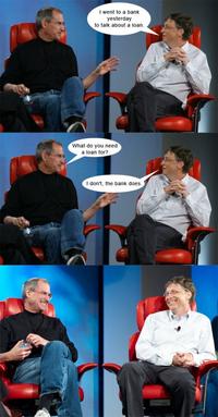 Steve Jobs/Bill Gates Comic