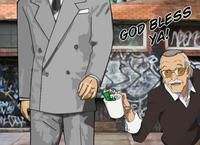 Stan Lee Asking for Coffee