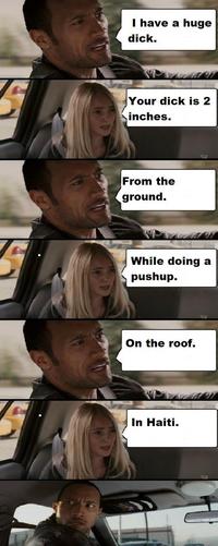The Rock Driving