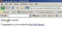 The Last Page of the Internet