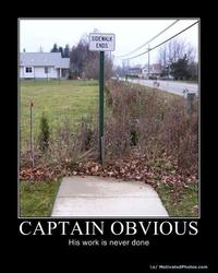 Captain Obvious