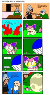 Hot Skitty on Wailord Action