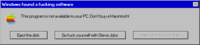 Fake/Funny Error Messages