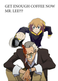Stan Lee Asking for Coffee