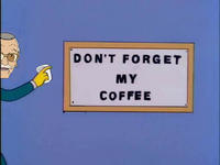 Stan Lee Asking for Coffee