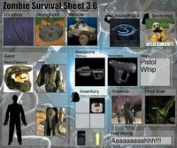 Zombie Tools/Zombie Survival Sheet
