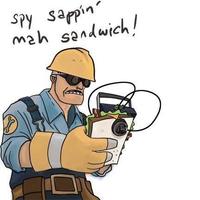 Spy's sappin' my/mah sentry