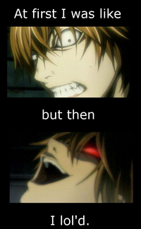 At first I was like X then I was like Y