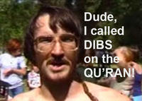 Dude, you have no Quran!