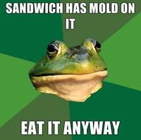 The Sandwich was mold