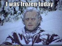 I Was Frozen Today!