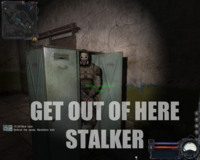 "Get Out Of Here Stalker!"