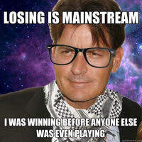 Hipster Charlie Sheen