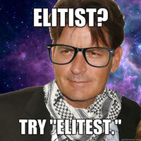 Hipster Charlie Sheen