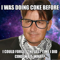 Hipster Charlie Sheen