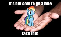 It's Dangerous to Go Alone! Take This