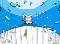 Hot Skitty on Wailord Action