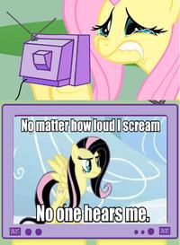 Fluttercry / Characters Watching Tv