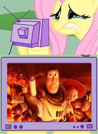 Fluttercry / Characters Watching Tv