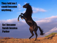Sarah Jessica Parker Looks Like a Horse