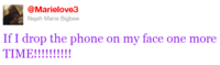 Text in Bed, Drop Phone on Face
